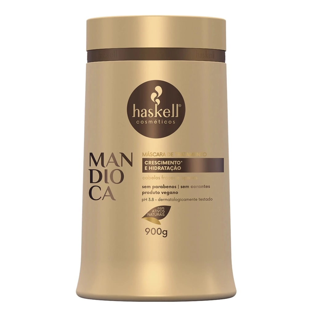 Creme/mascara Tratamento Haskell Mandioca 900g