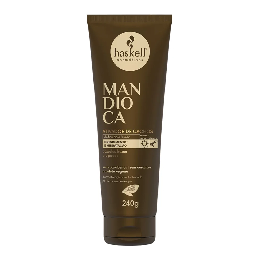 Ativador De Cachos Mandioca 240gr Haskell