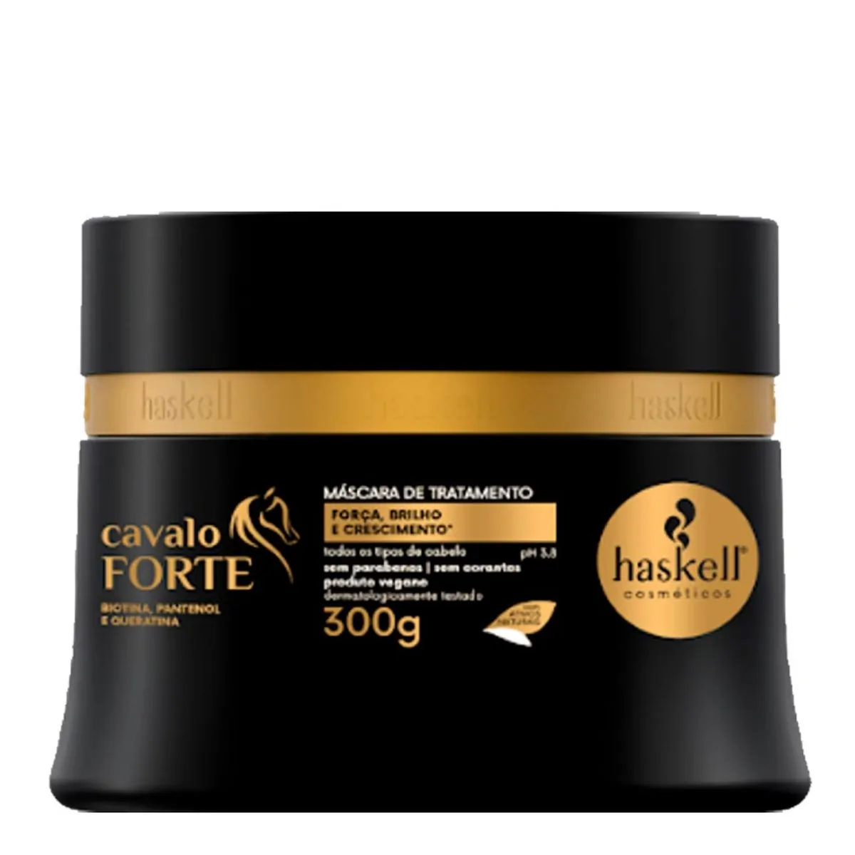 Creme/mascara Tratamento Haskell Cavalo Forte 300g