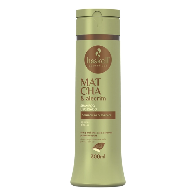 Shampoo Haskell Matcha E Alecrim 300ml