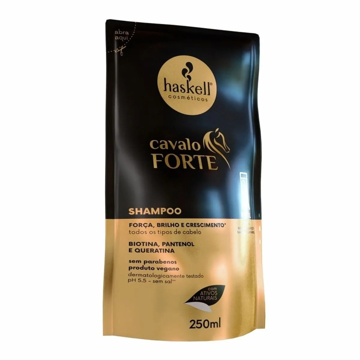 Refil Shampoo 250ml Cavalo Forte Haskell