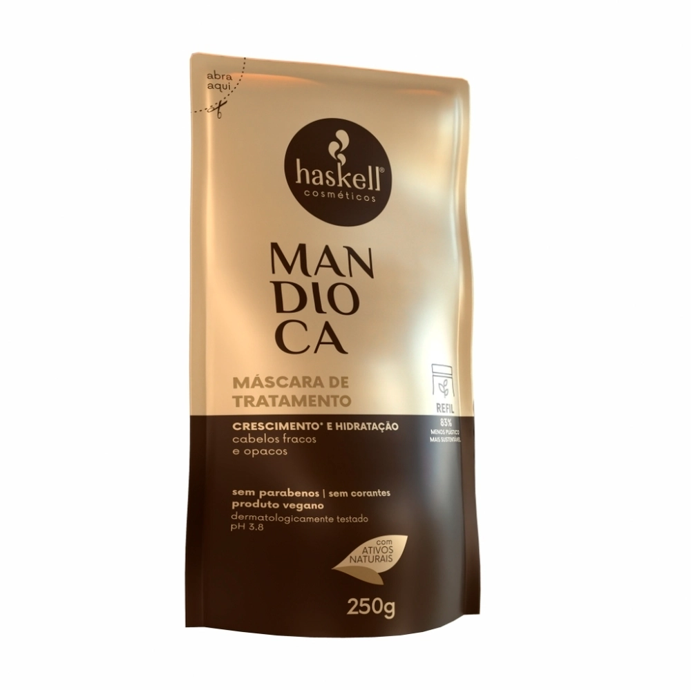 Refil Mascara 250g Mandioca Haskell