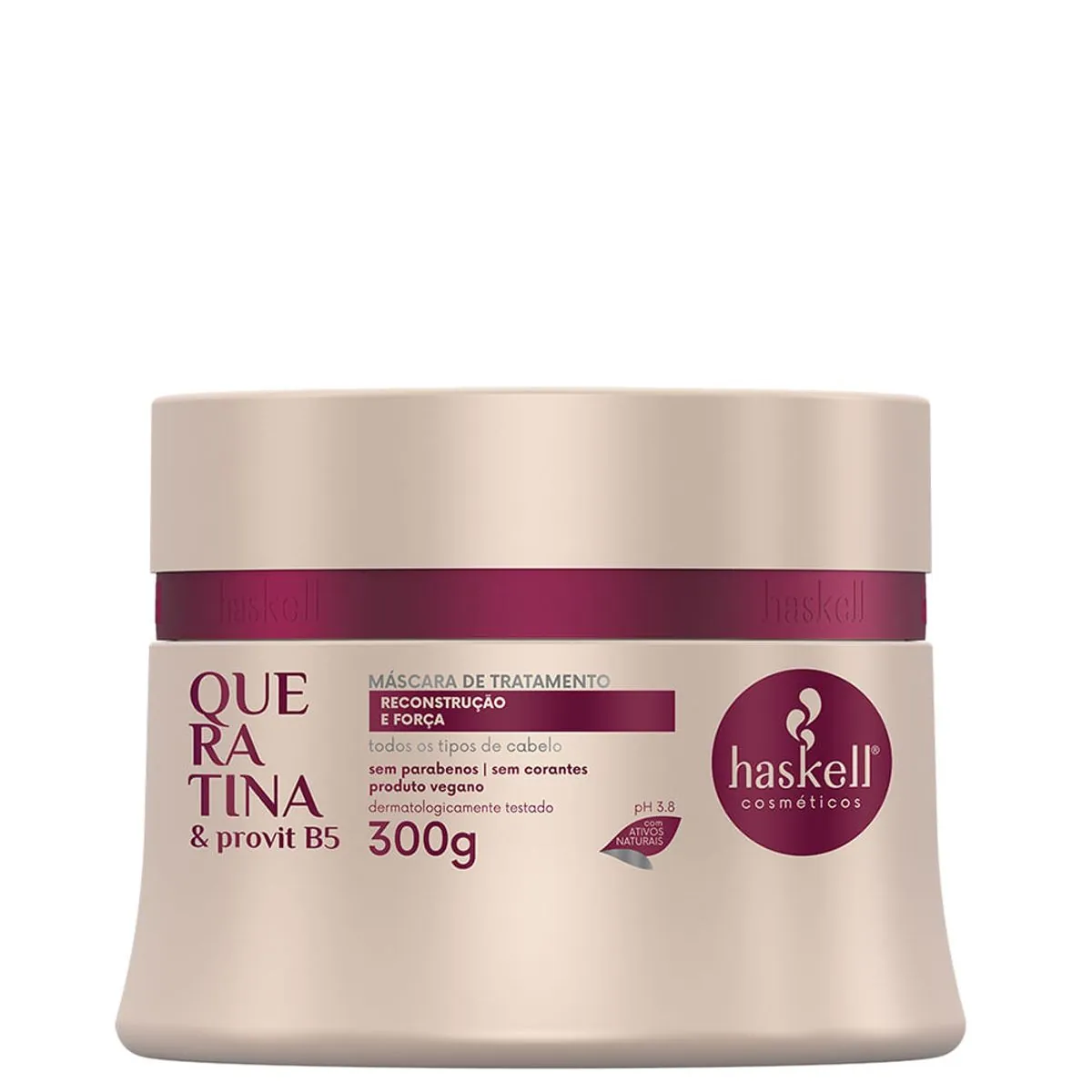 Creme/mascara Tratamento Haskell Queratina 300gr