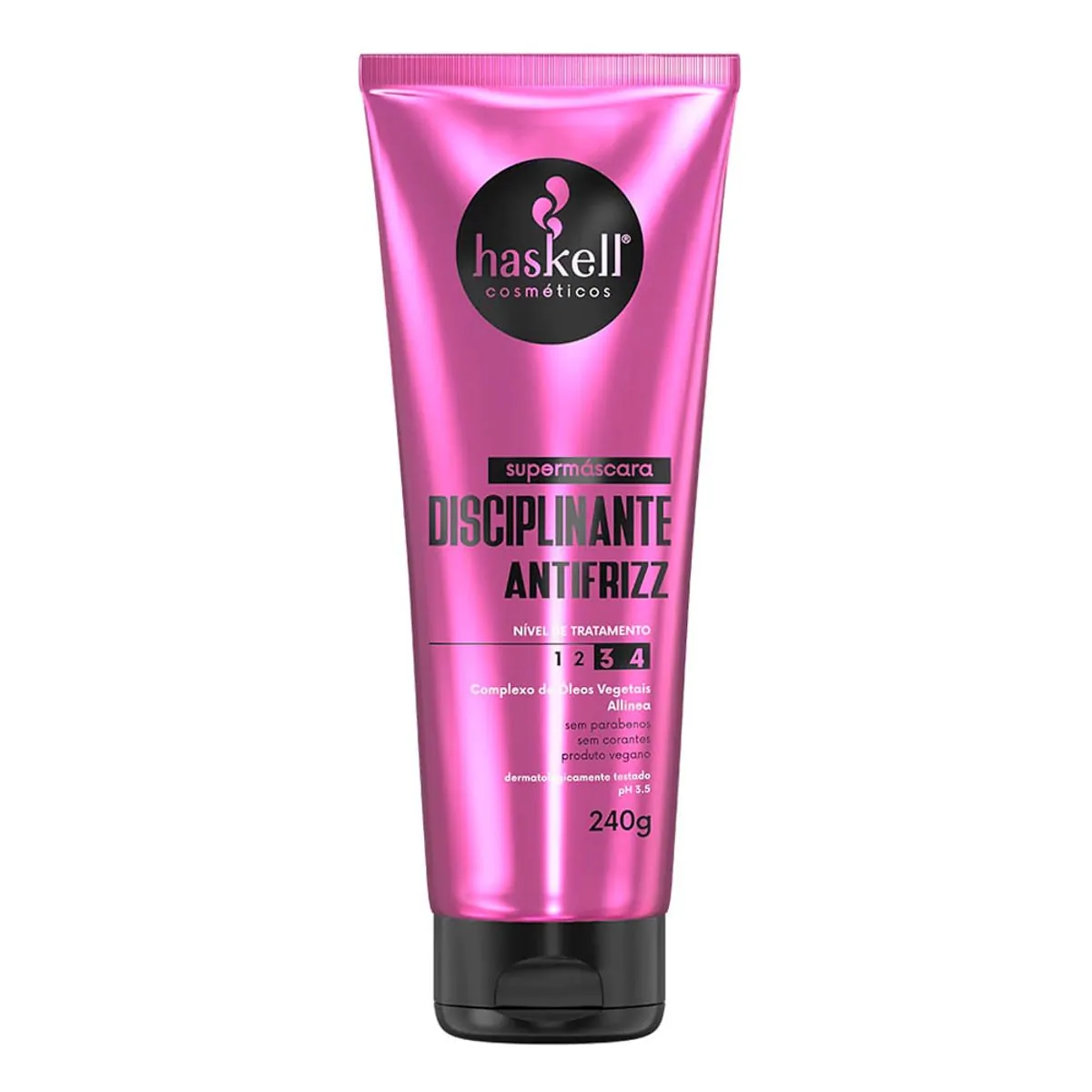 Supermáscara Disciplinante Antifrizz Haskell Bisnaga 240g