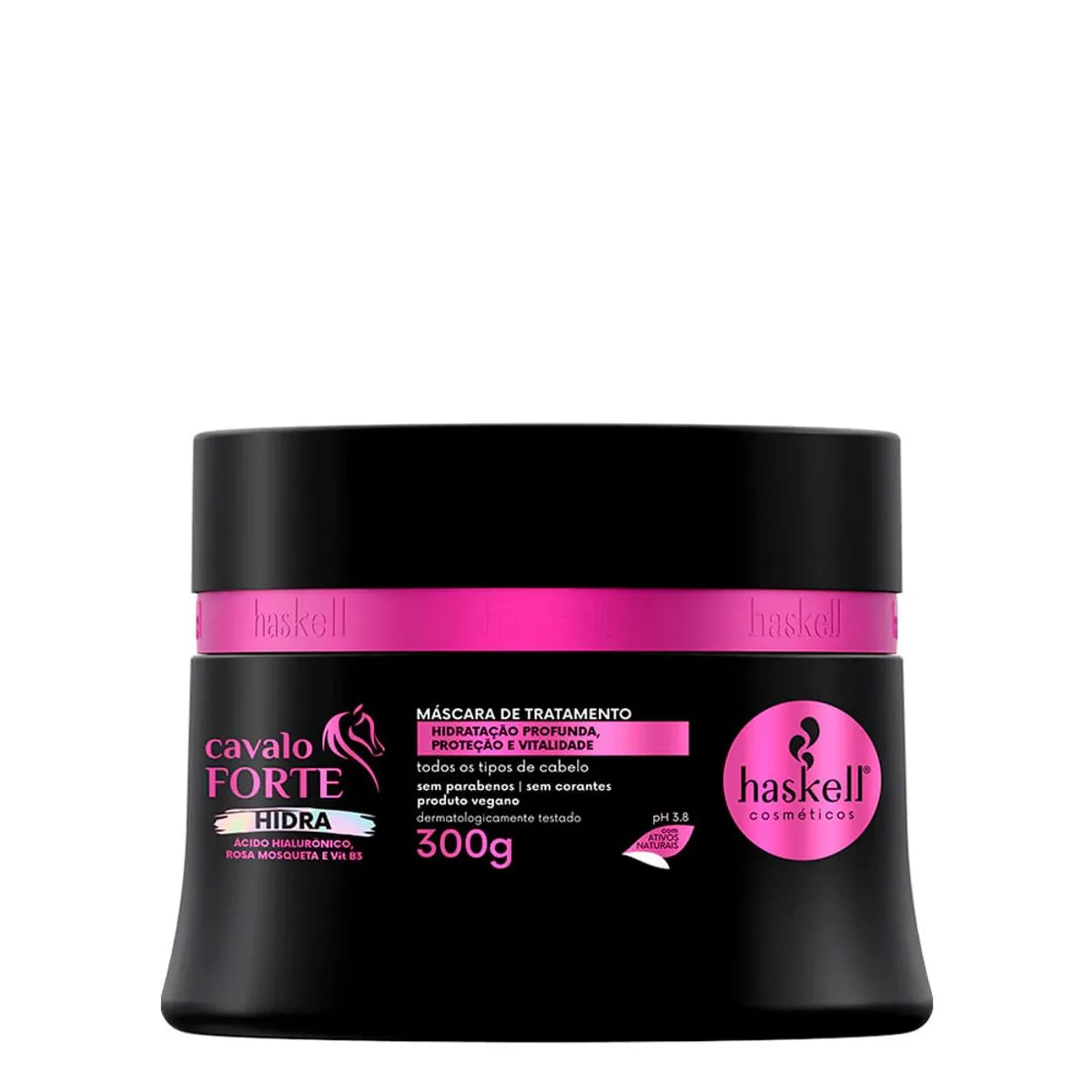 Máscara De Tratamento Haskell Cavalo Forte Hidra Pote 300g
