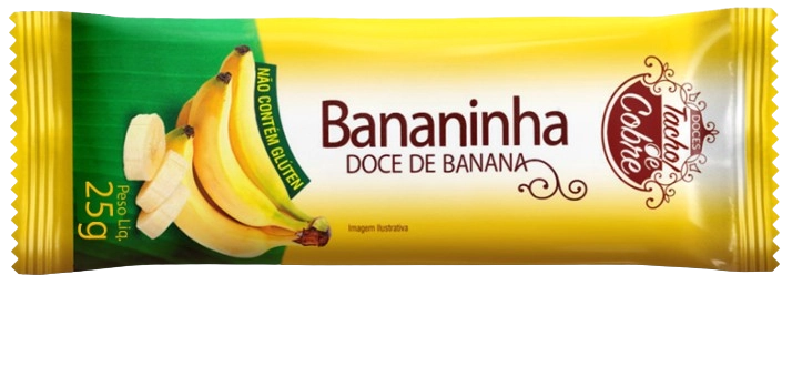 Doce Banana Tacho De Cobre 25g C/acucar