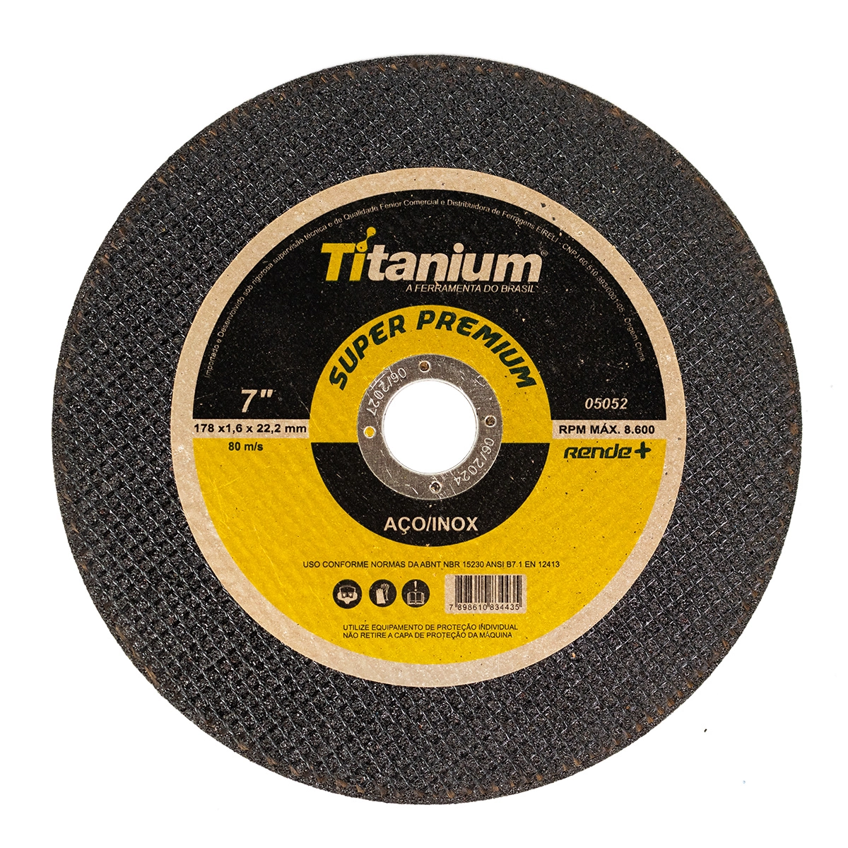 Disco Corte Fino Ti Super Premium 7 X 1,6 X 7/8