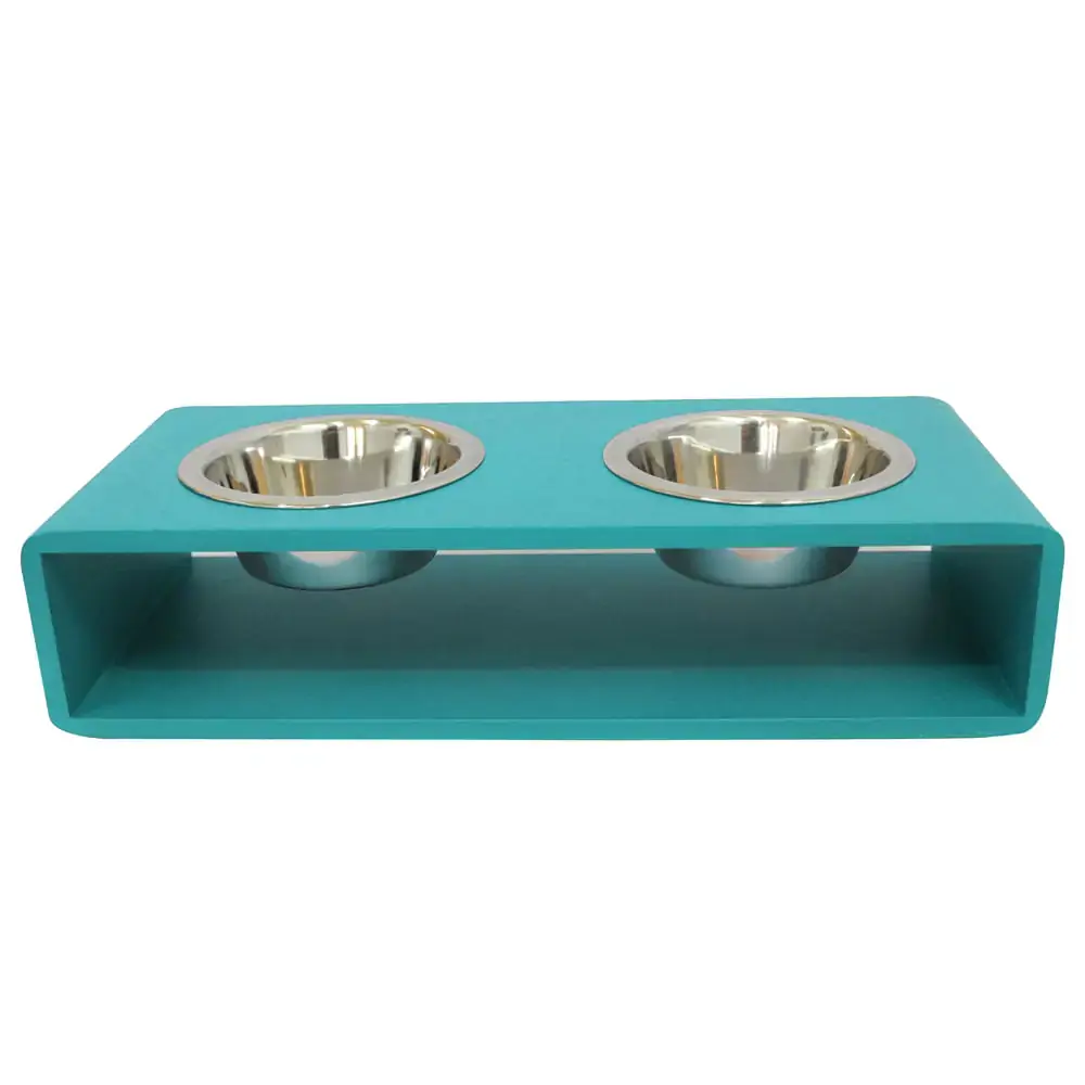 Comedouro Duplo Modern Menta M
