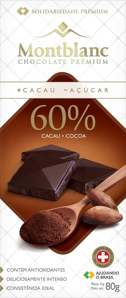 Choc Montblanc Dark 60 80g