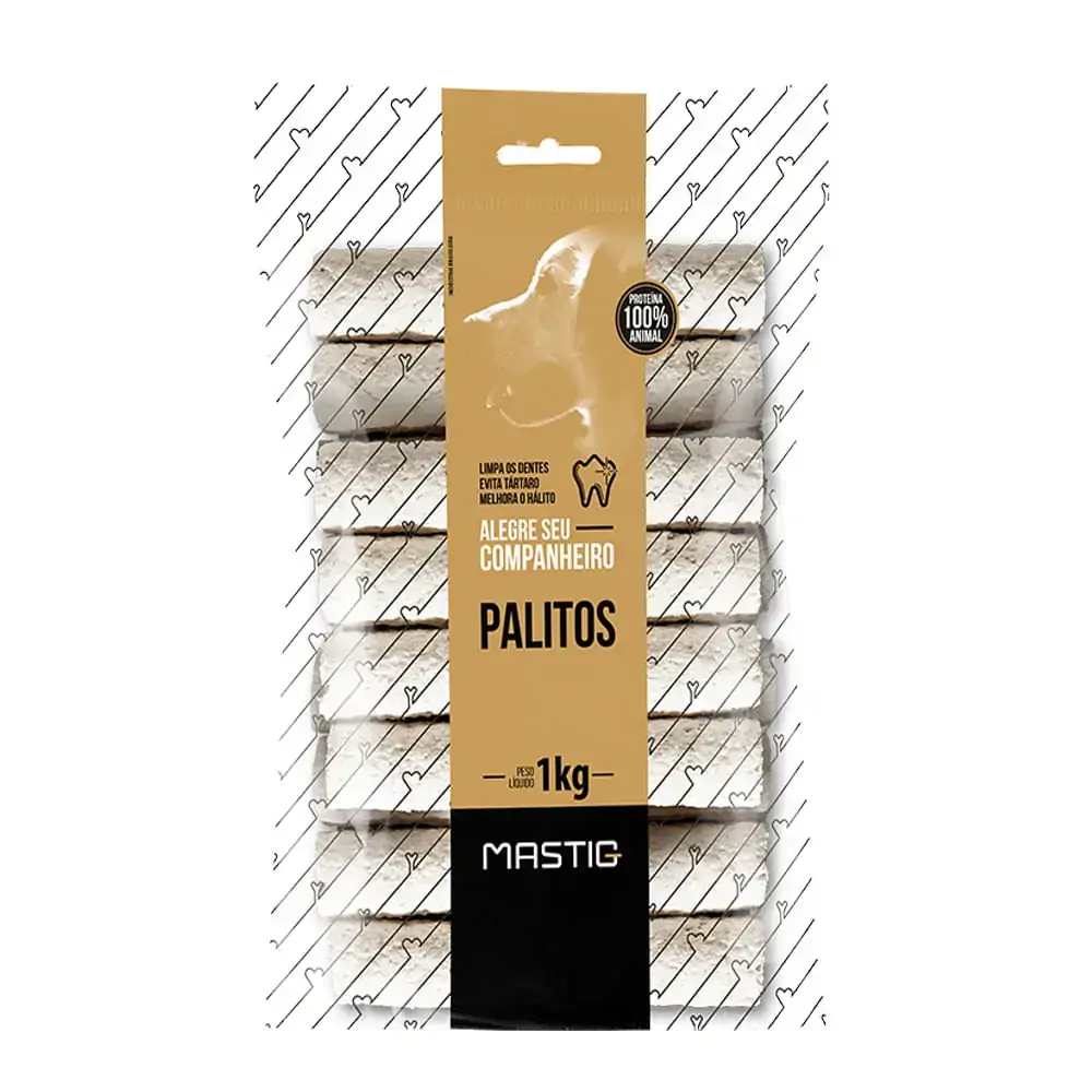 Palito Natural Para Cães Mastig 1kg