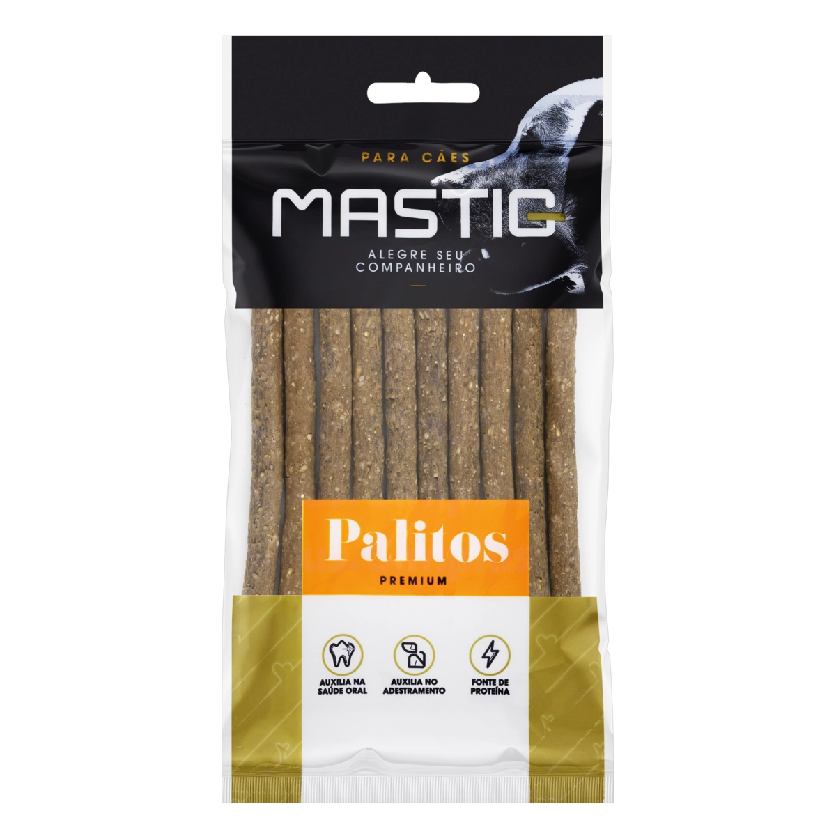 Palito Mastigável Para Cães Bacon Mastig Premium 10 Unidades