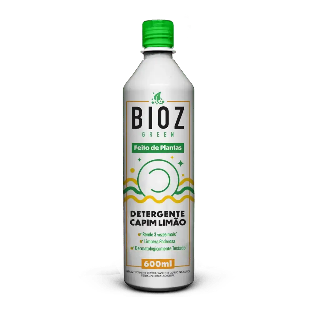 Detergente Capim Limão 600ml BIOZ Green LL Capi Unid 600ml