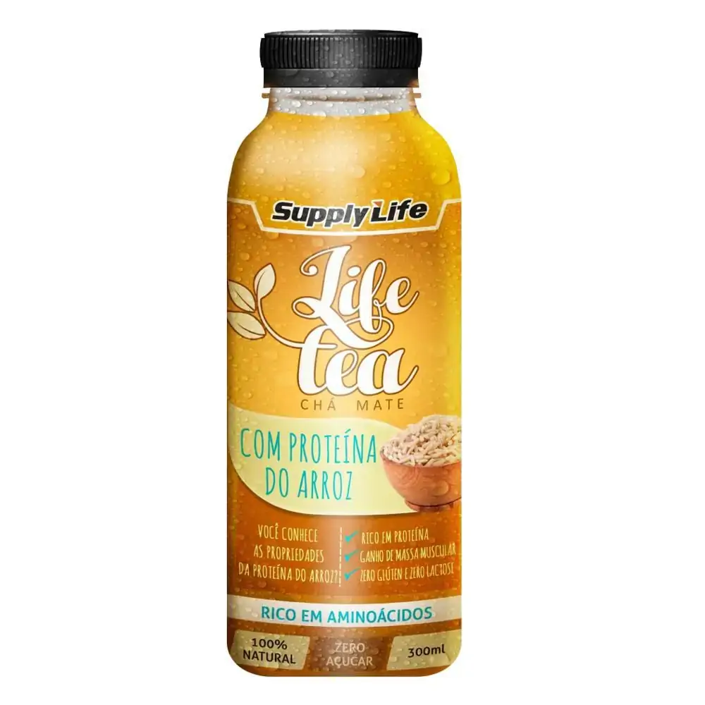 Cha Mate Com Proteina Do Arroz 300ml Supply Life