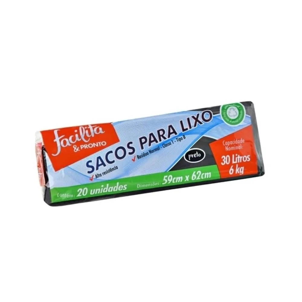 Saco Lixo 30lts