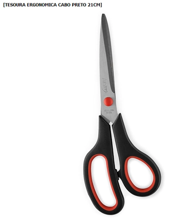 Tesoura Brw Multiuso C/emborrachado 21cm