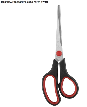 Tesoura Multiuso 17cm Ref Te1702 Brw