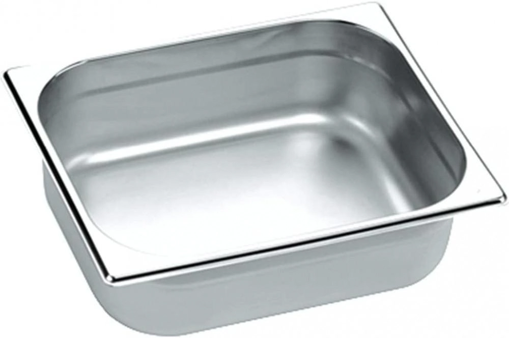 Cuba Gastronomica Inox Gn 1/4 X 65mm (265x162mm) - Brasinox