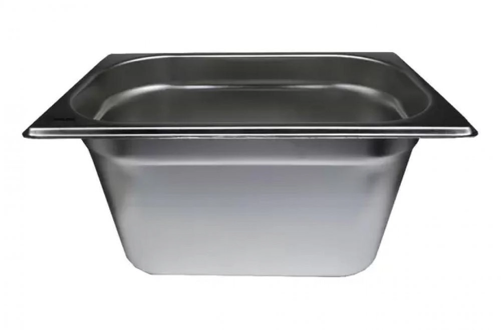 Cuba Gastronomica Inox Gn 1/4 X 150mm (265x162mm) - Brasinox