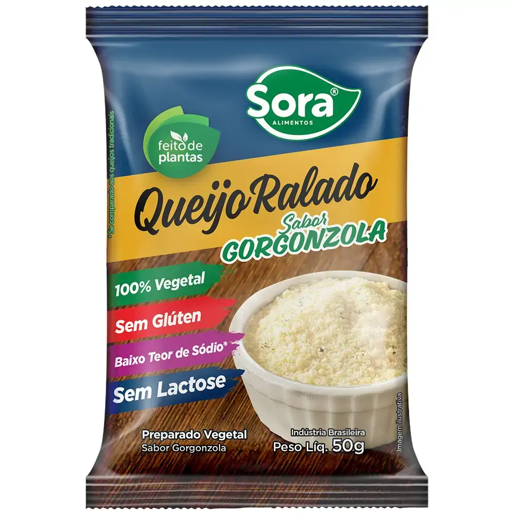 Qj Ralado Gorgonzola Sora S/lactose 50g