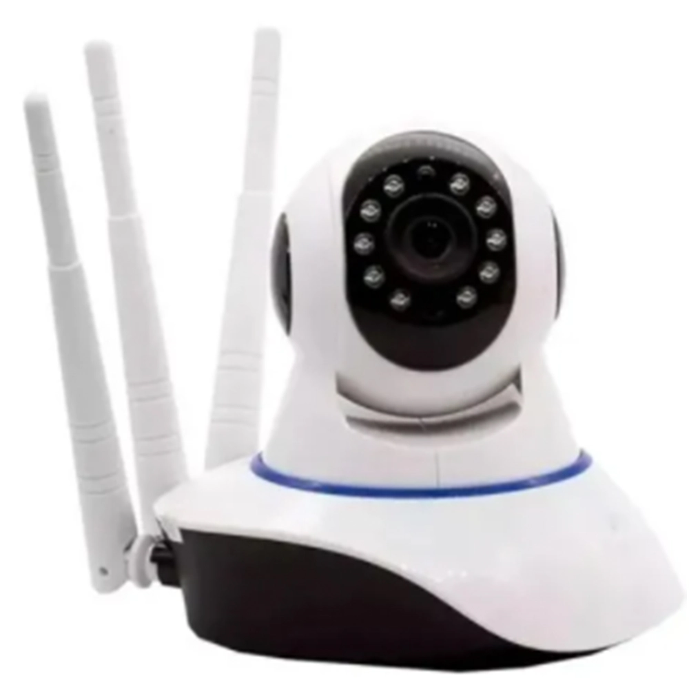 Câmera Segurança 3 Antenas Wifi 4ª Geração Pra Local Fechado