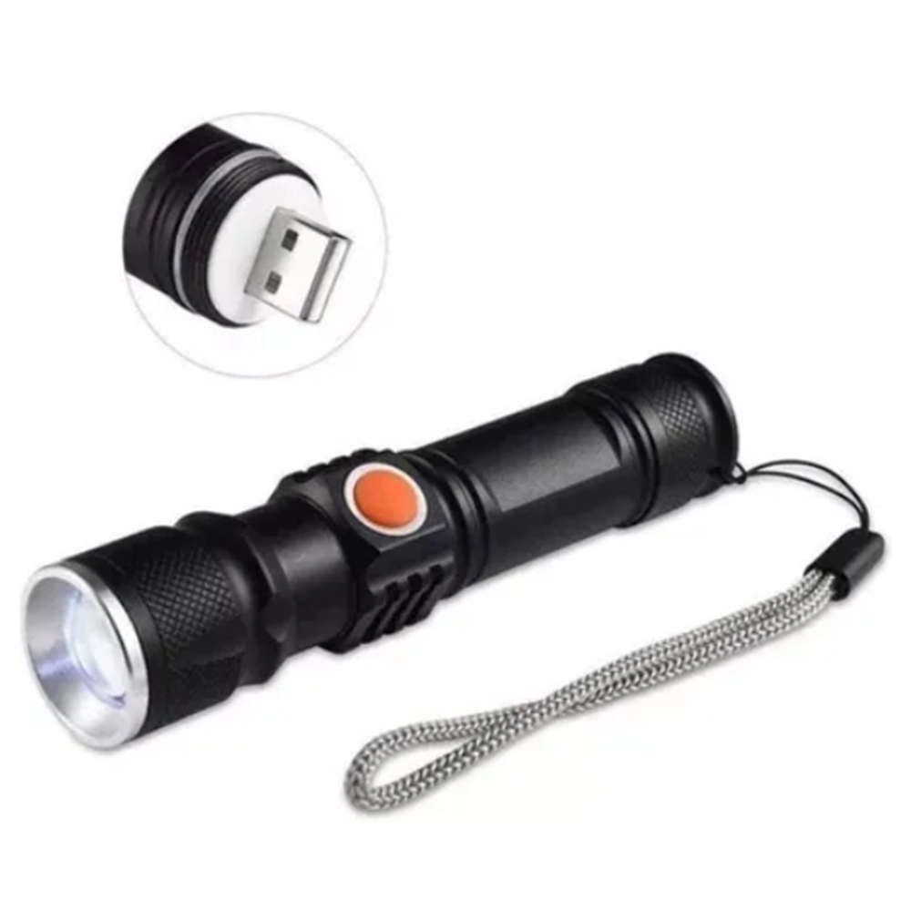Lanterna Tatica 68000w Militar Longo Alcance Usb