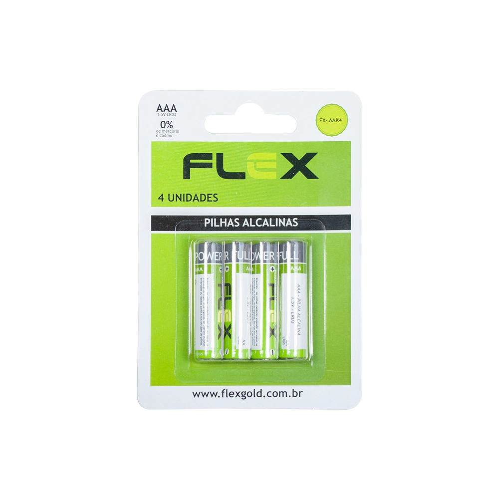 Pilha Alcalina Aa 4un Fx Aak4 Bella Via