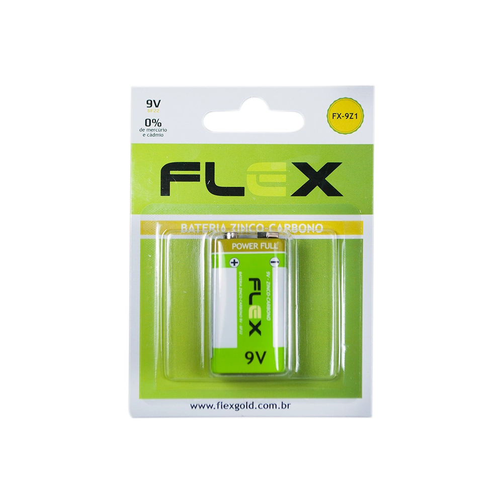 Bateria 9v Zinco Carbono Fx 9z1 Bella Via