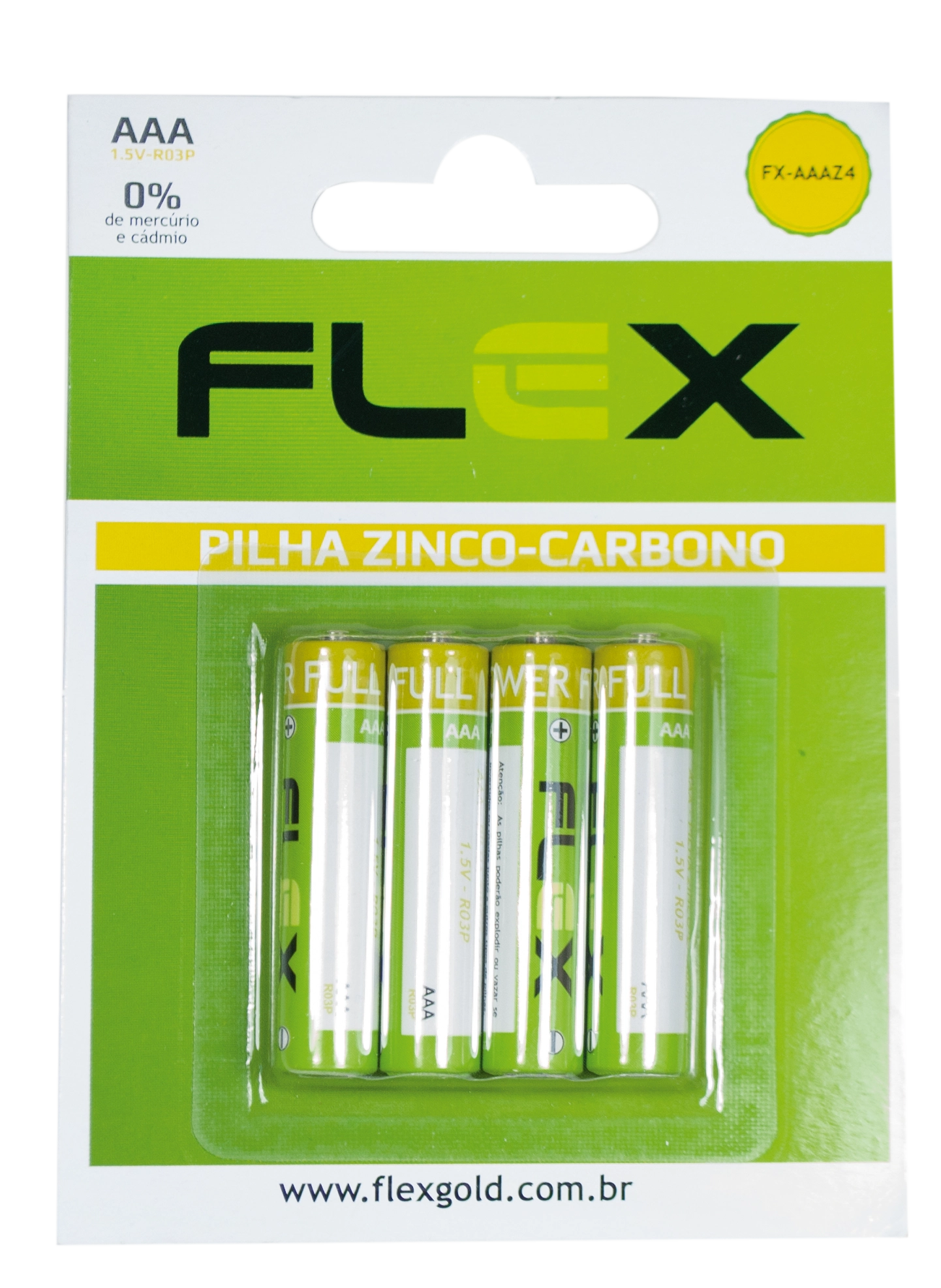 Pilha Zinco Carbono Aaa 4un Fx Aaaz4 Bella Via