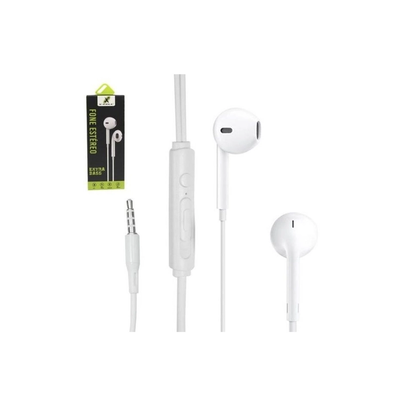 Fone Ouvido C/micr.p2 1,2m Bc X Cel