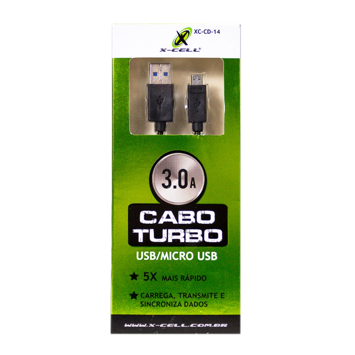 Cabo De Dados Usb/micro Usb X Cell Xc Cd 14