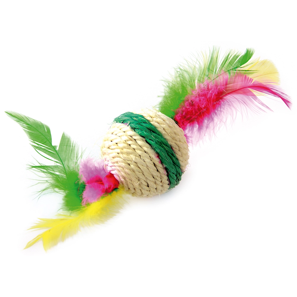 Brinquedo Para Gatos Com Sisal E Peninhas Napi Un