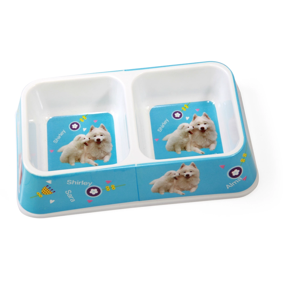 Comedouro Melamina Duplo Retangular Cd 04