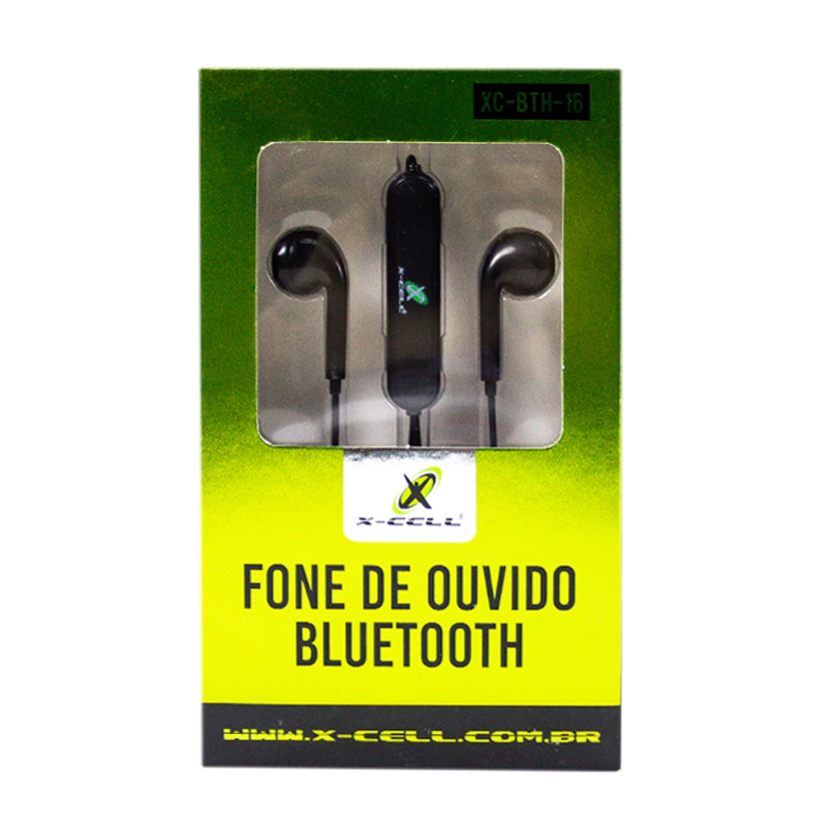 Fone Ouvido Bluetooth Preto Xc Bth 16 Comercial Bella