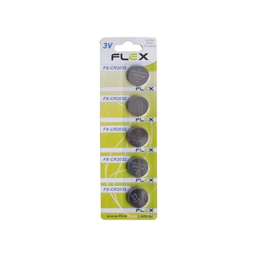 Pilha Bateria Botao Cr2032 3v Flex