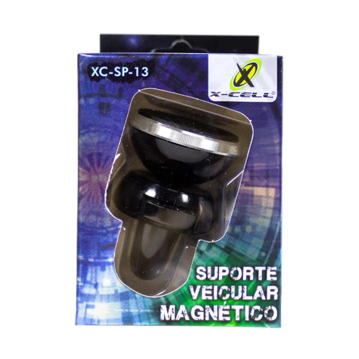 Suporte Veicular Magnetico Saida Ar Condi Prata Xc Sp 13 Pt Comercial Bella Via