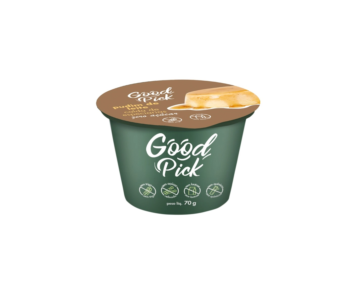 Pudim De Leite Good Pick Zero Pt 70g Calda De Especiarias