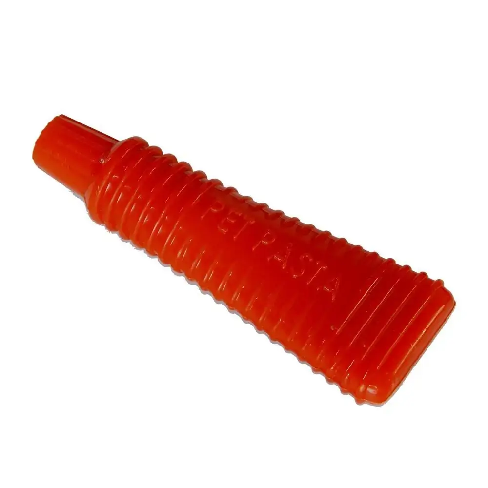 Mordedor De Nylon Pet Pasta Vermelha M Pet Games Altura 16cm X Largura 5,8cm X Profundidade 3,5cm