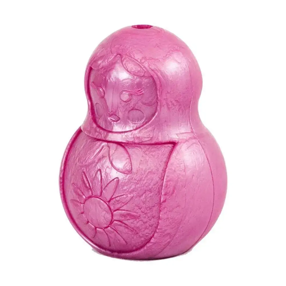 Brinquedo Mordedor Pet Games Bonequinha Grande Rosa Petgames Un