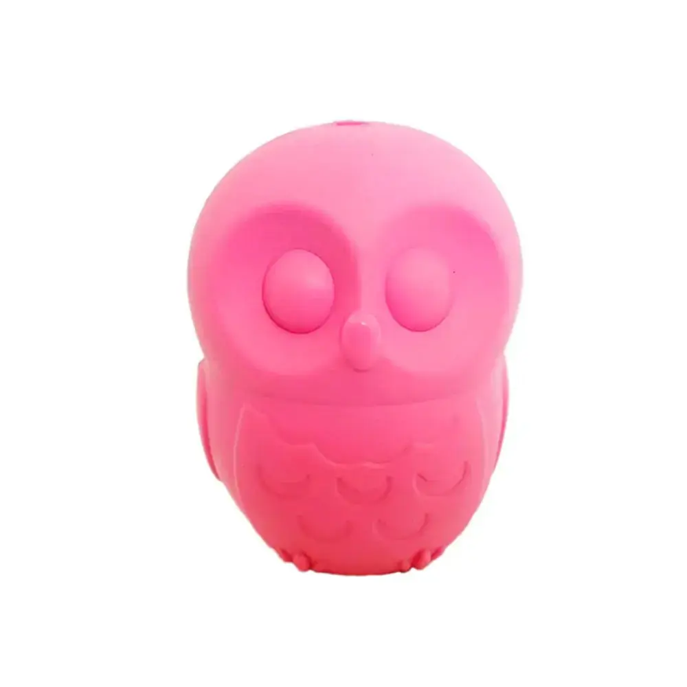 Brinquedo Mordedor Corujinha Rosa Pet Games Un