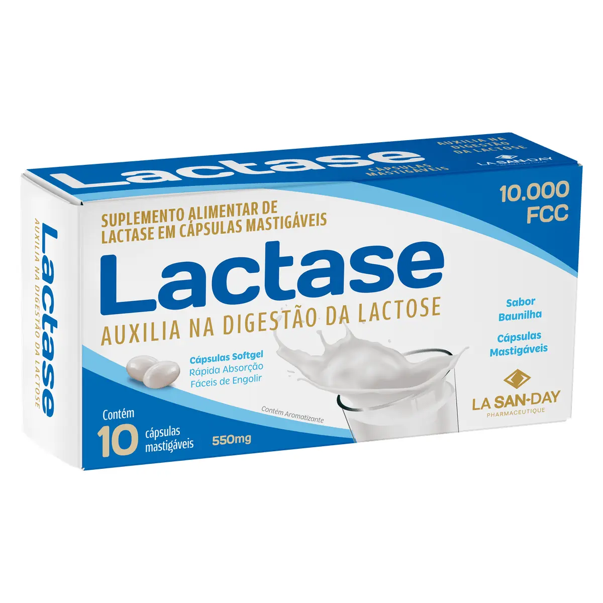 Lactase 10.000 FFC (10 Cápsulas)