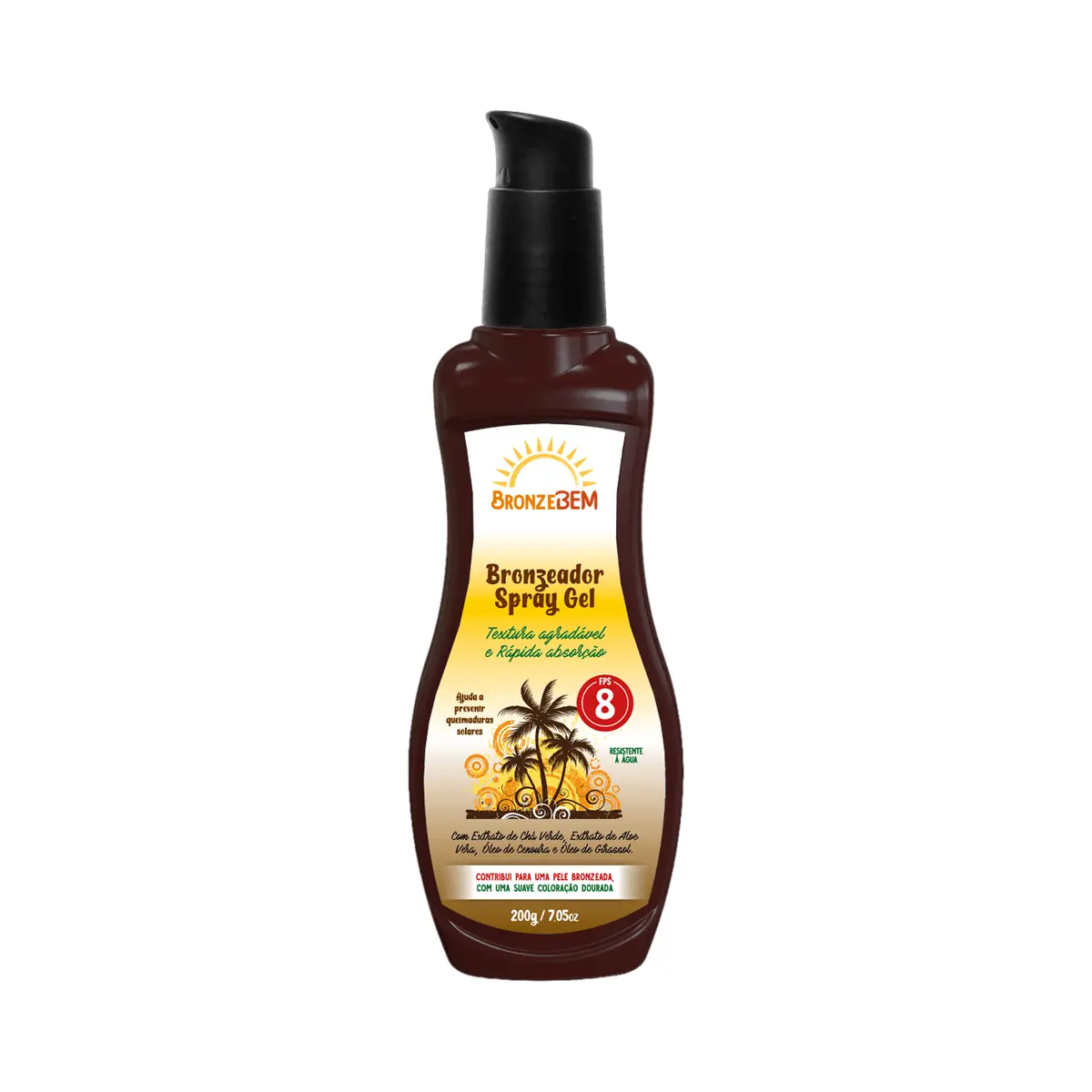 Bronzeador FPS 8 (200g) - Bronze Bem