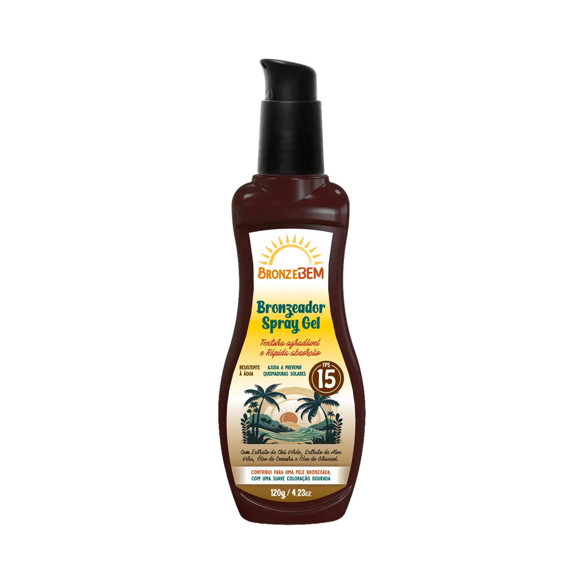Bronzeador FPS 15 (120g) - Bronze Bem