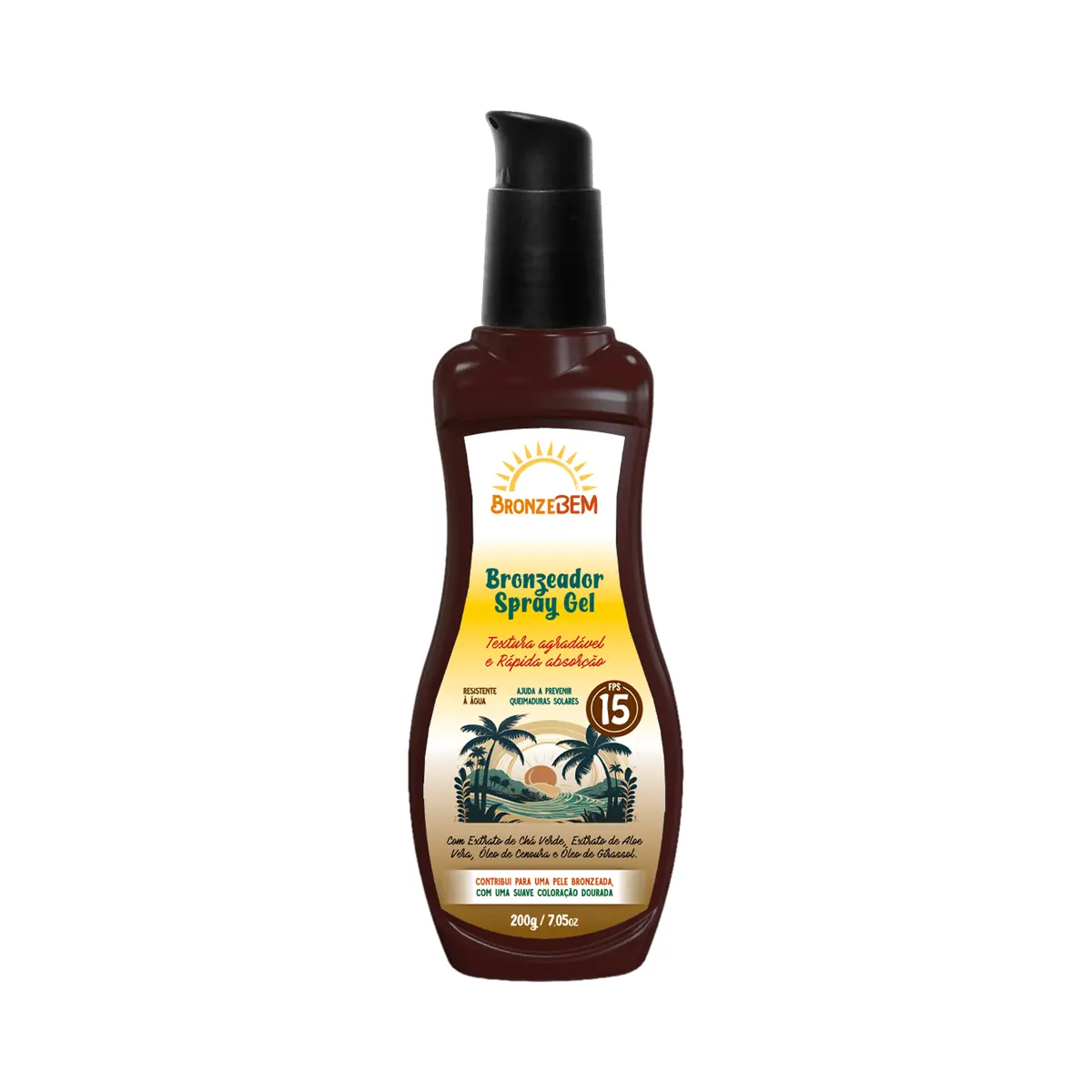 Bronzeador FPS 15 (200g) - Bronze Bem