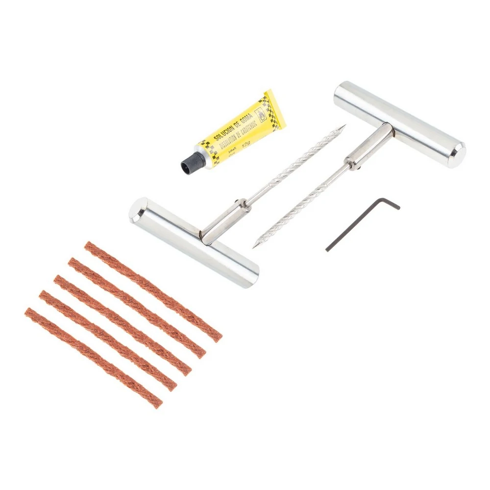 Kit Reparo Pneu com Agulha Sem Câmara Macarrão - LG FERRAMENTAS OT048
