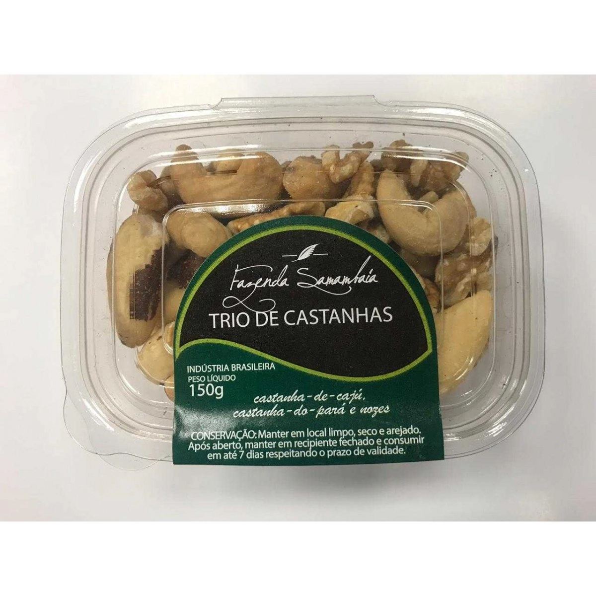 Mix Fazenda 150g Trio De Castanha