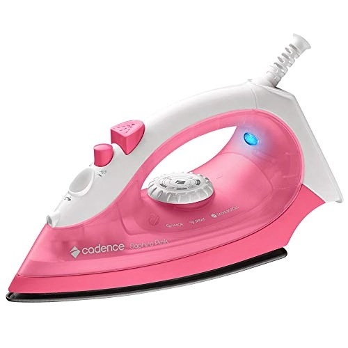 Ferro De Passar Roupa A Vapor Saphiro Pink Iro214 Cadence