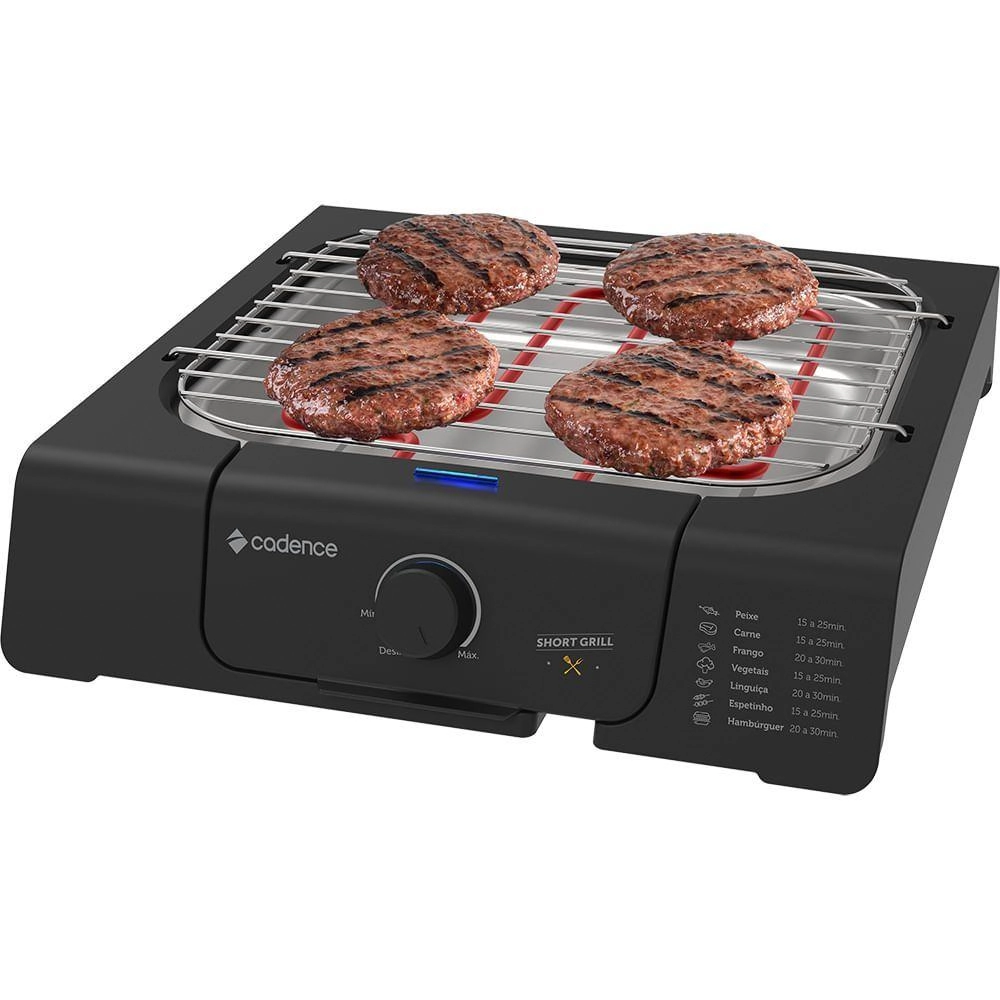 Churrasqueira Elétrica Cadence Short Grill GRL805 110V