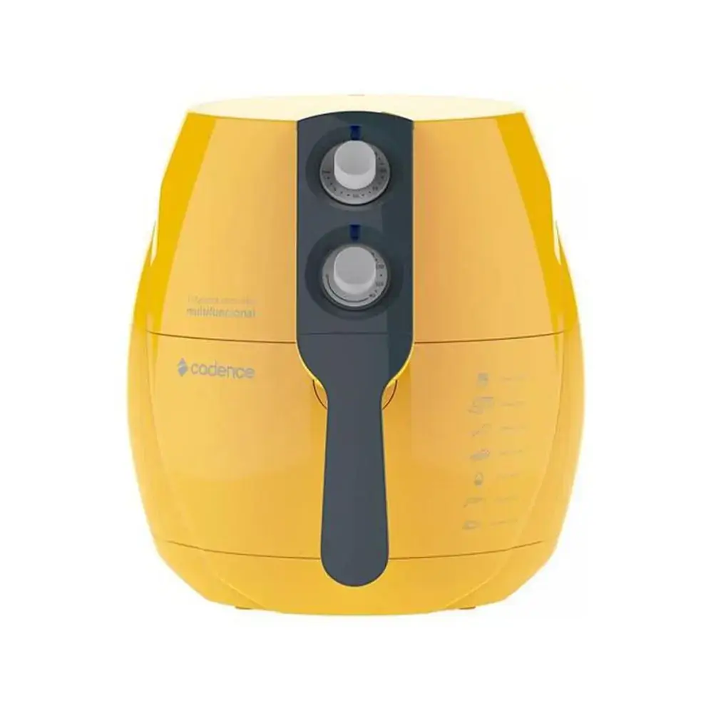Fritadeira Cadence Perfect Fryer Amarela 220v