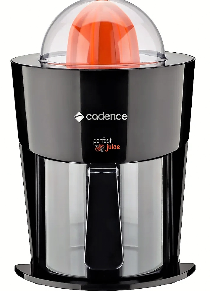 Espremedor de Fruta Cadence Perfect Juice 220V 850ml Preto e Laranja