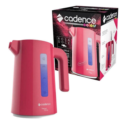 Chaleira Eletrica Cadence Rosa